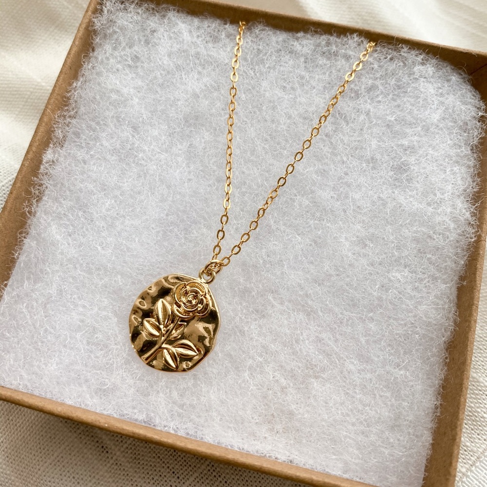 Beautiful coin necklace perfect for layering